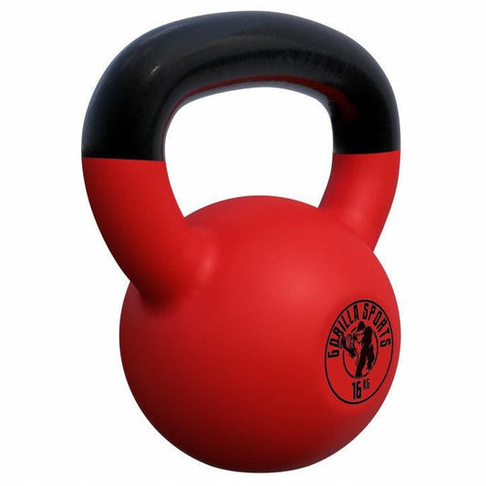 Gorilla Sports Gorilla Sports Kettlebell 16 kg Rubber Coating