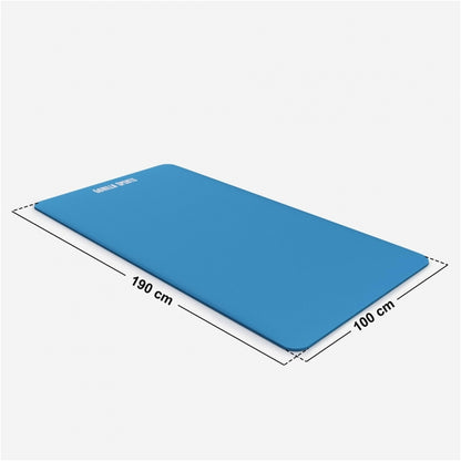 Yogamat Deluxe 190 x 100 x 1,5 cm Blauw