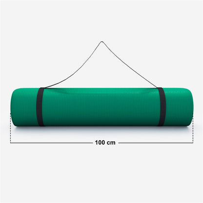 Tapis de yoga Deluxe 190 x 100 x 1,5 cm Vert