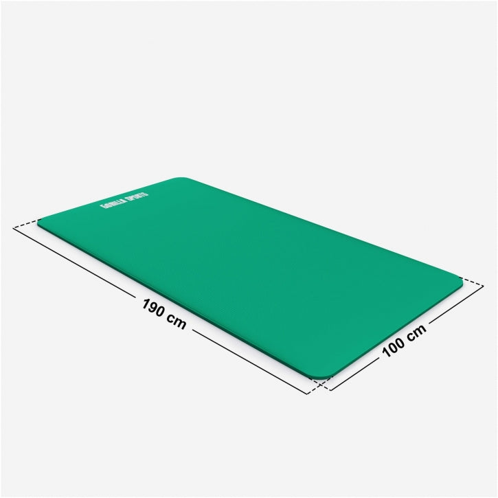 Yogamat Deluxe 190 x 100 x 1,5 cm Groen