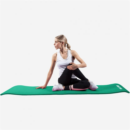 Yogamat Deluxe 190 x 100 x 1,5 cm Groen