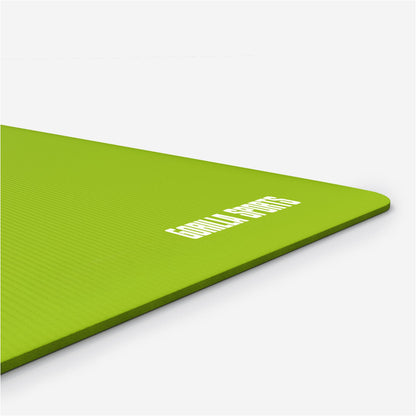 Tapis de yoga Deluxe 190 x 100 x 1,5 cm Vert citron