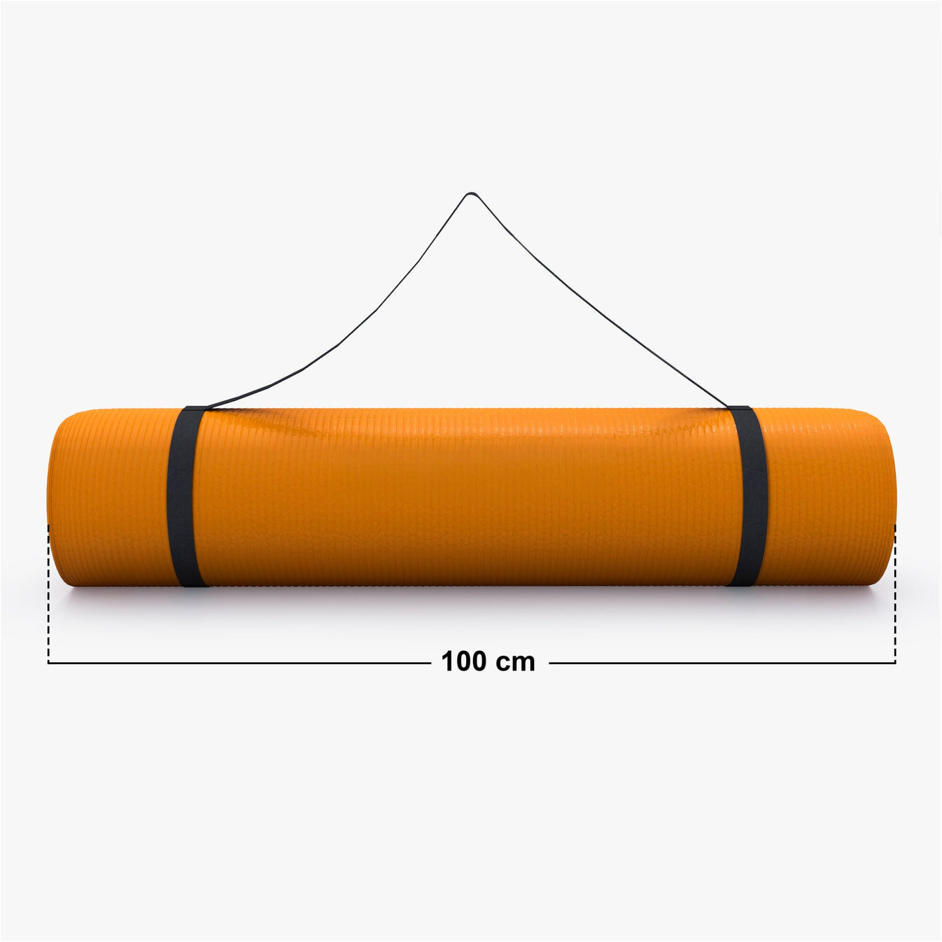 Tapis de yoga de luxe 190 x 100 x 1,5 cm Orange