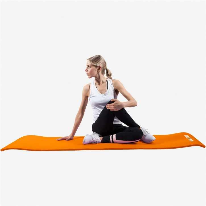 Yogamat Deluxe 190 x 100 x 1,5 cm Oranje