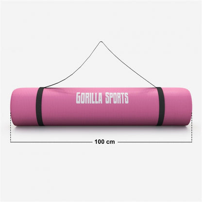 Yogamat Deluxe 190 x 100 x 1,5 cm Roze