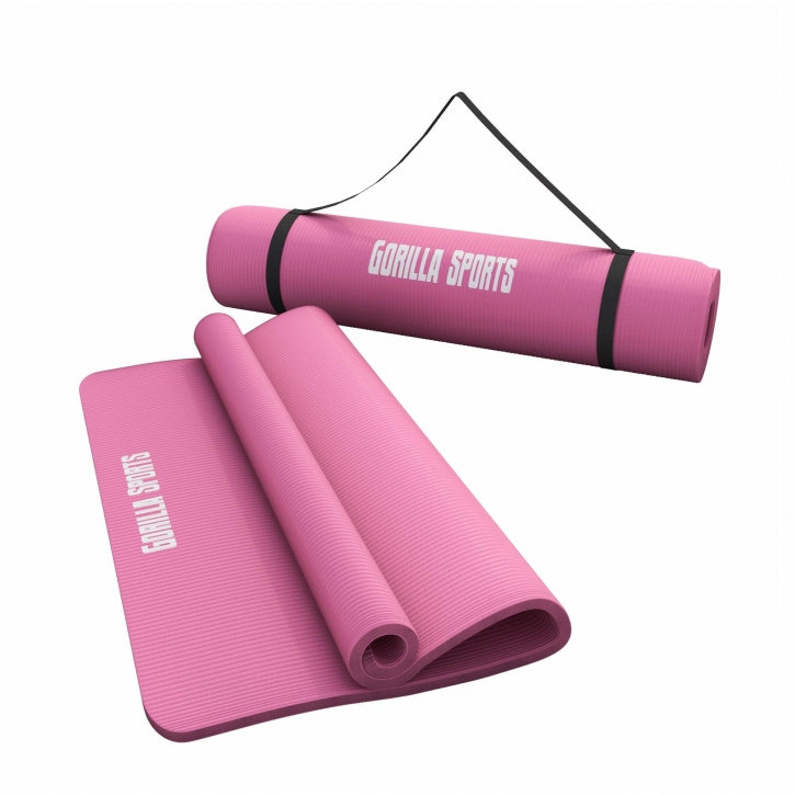 Yogamat Deluxe 190 x 100 x 1,5 cm Roze