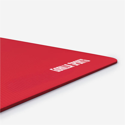 Tapis de yoga Deluxe 190 x 100 x 1,5 cm Rouge