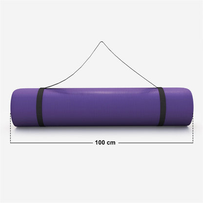 Tapis de yoga Deluxe 190 x 100 x 1,5 cm Violet