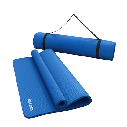Yogamat Deluxe 190 x 100 x 1,5 cm Royal Blue