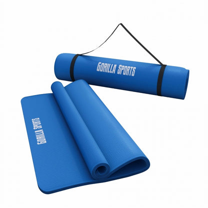 Yogamat Deluxe 190 x 100 x 1,5 cm Royal Blue