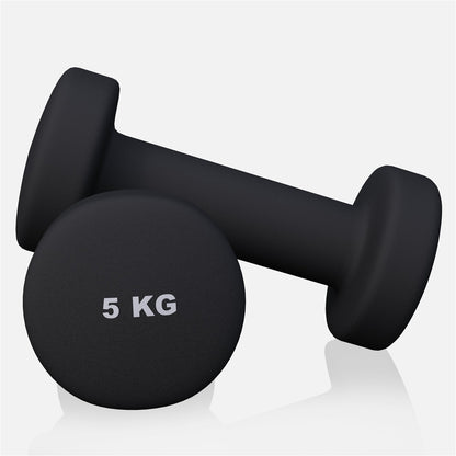 Vinyl Dumbbell Set 10 kg (2 x 5 kg)
