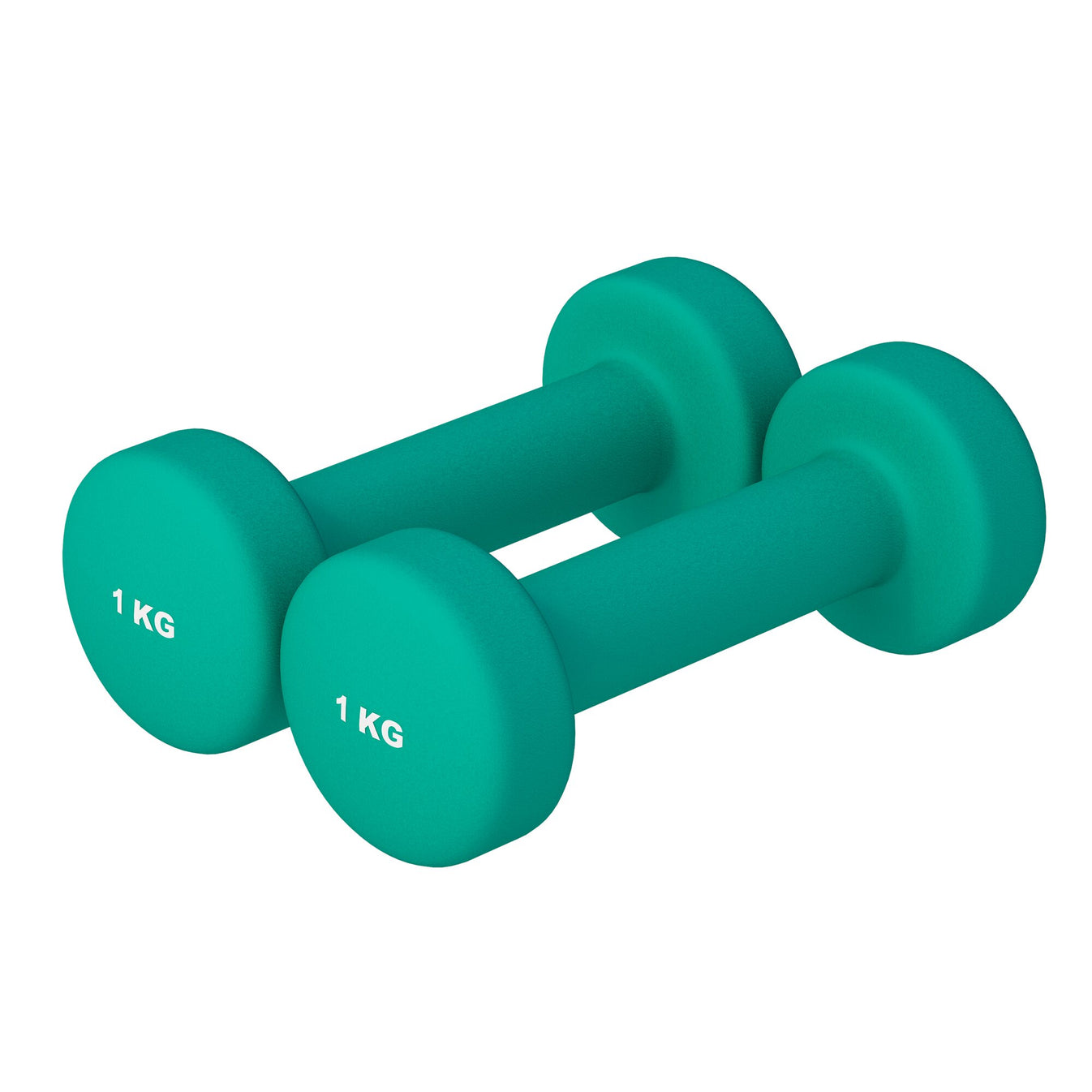 Ensemble d'haltères en vinyle 2 kg (2 x 1 kg)