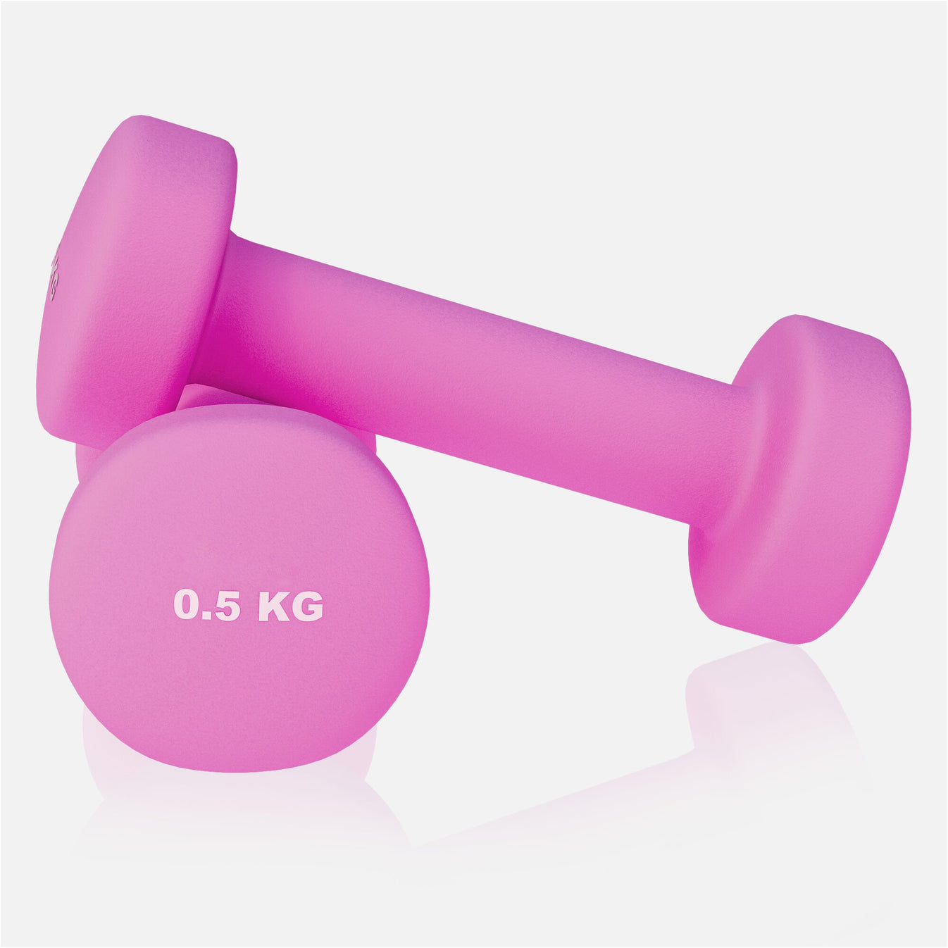 Ensemble d'haltères en vinyle 1 kg (2 x 0,5 kg)