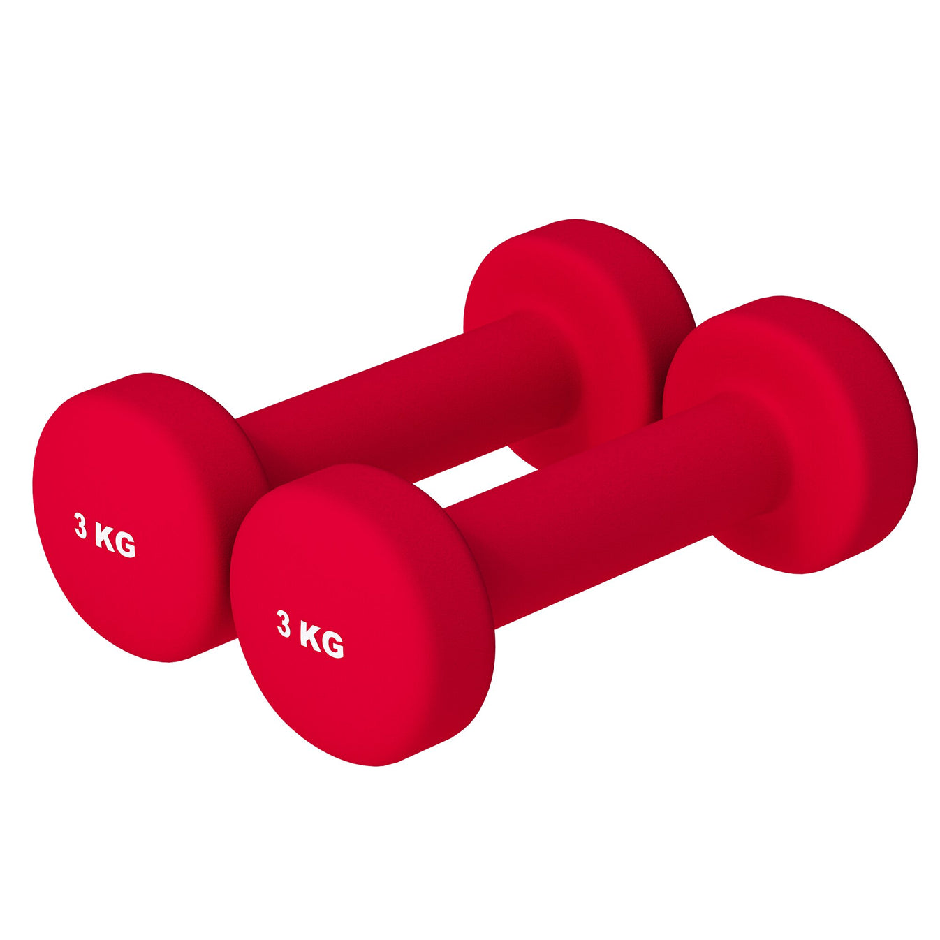Vinyl Dumbbell Set 6 kg (2 x 3 kg)