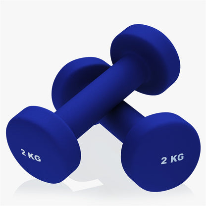 Ensemble d'haltères en vinyle 4 kg (2 x 2 kg)