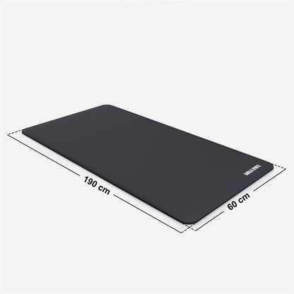 Deluxe Yoga Mat 190 x 60 x 1.5 cm Black