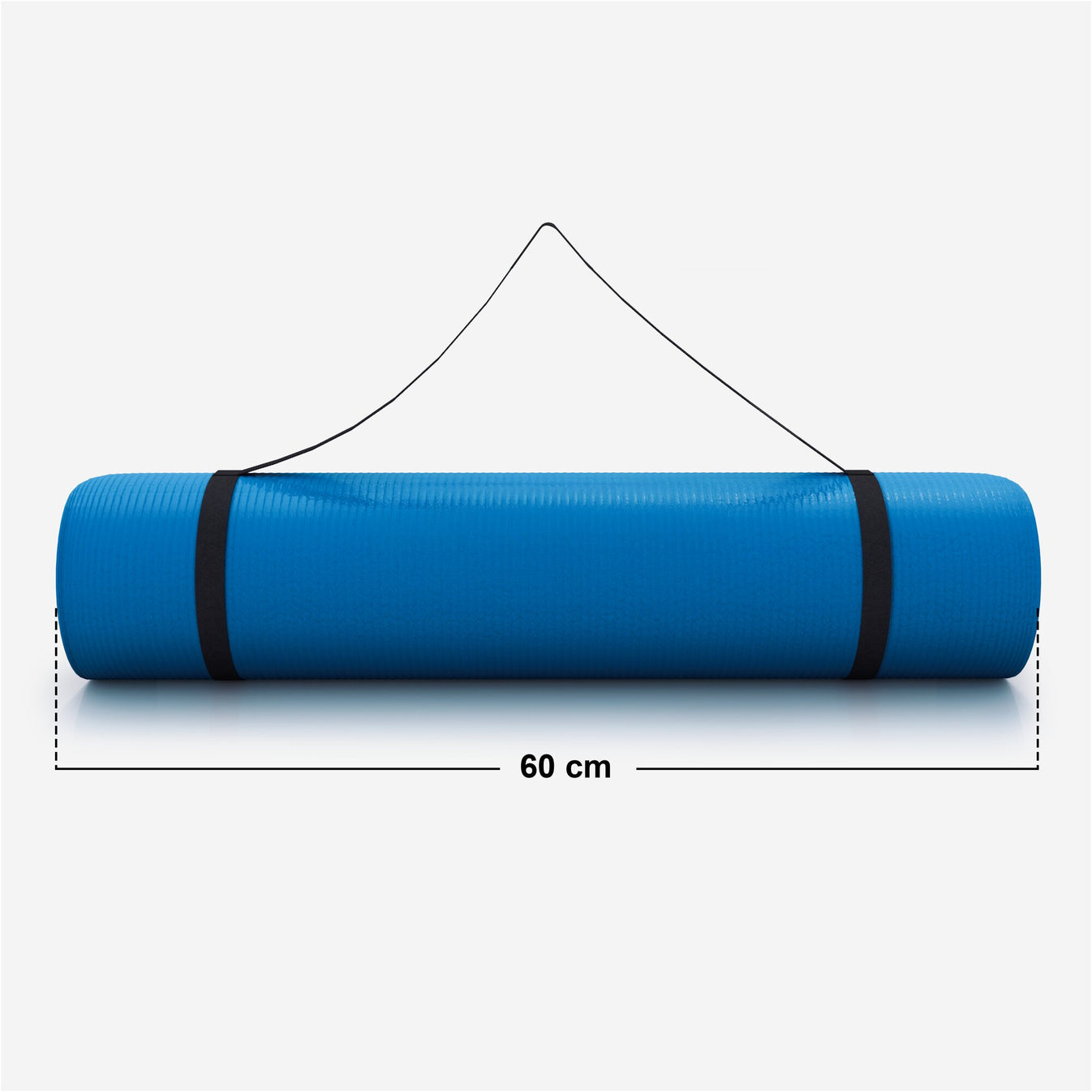 Tapis de yoga Deluxe 190 x 60 x 1,5 cm Bleu