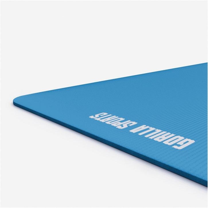 Yogamat Deluxe 190 x 60 x 1,5 cm Blauw