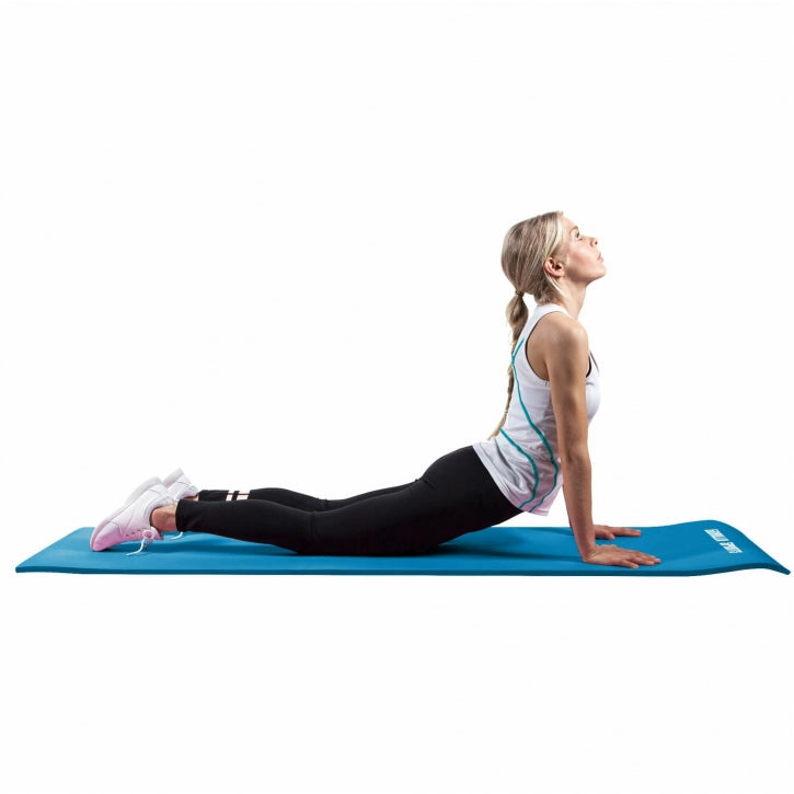 Yogamat Deluxe 190 x 100 x 1,5 cm Blauw