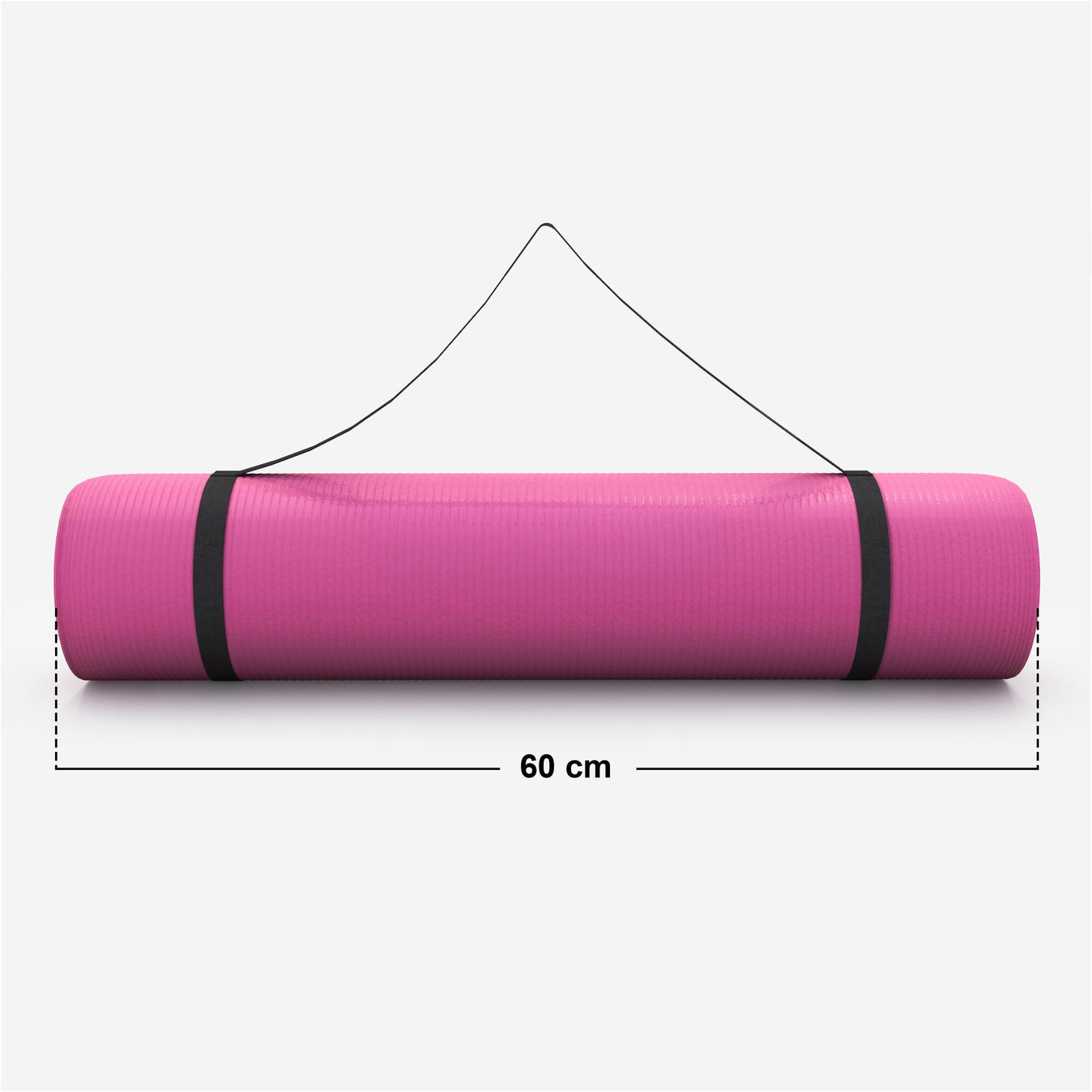 Tapis de yoga Deluxe 190 x 60 x 1,5 cm Fuchsia