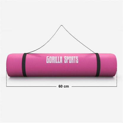Yogamat Deluxe 190 x 60 x 1,5 cm Fuchsia