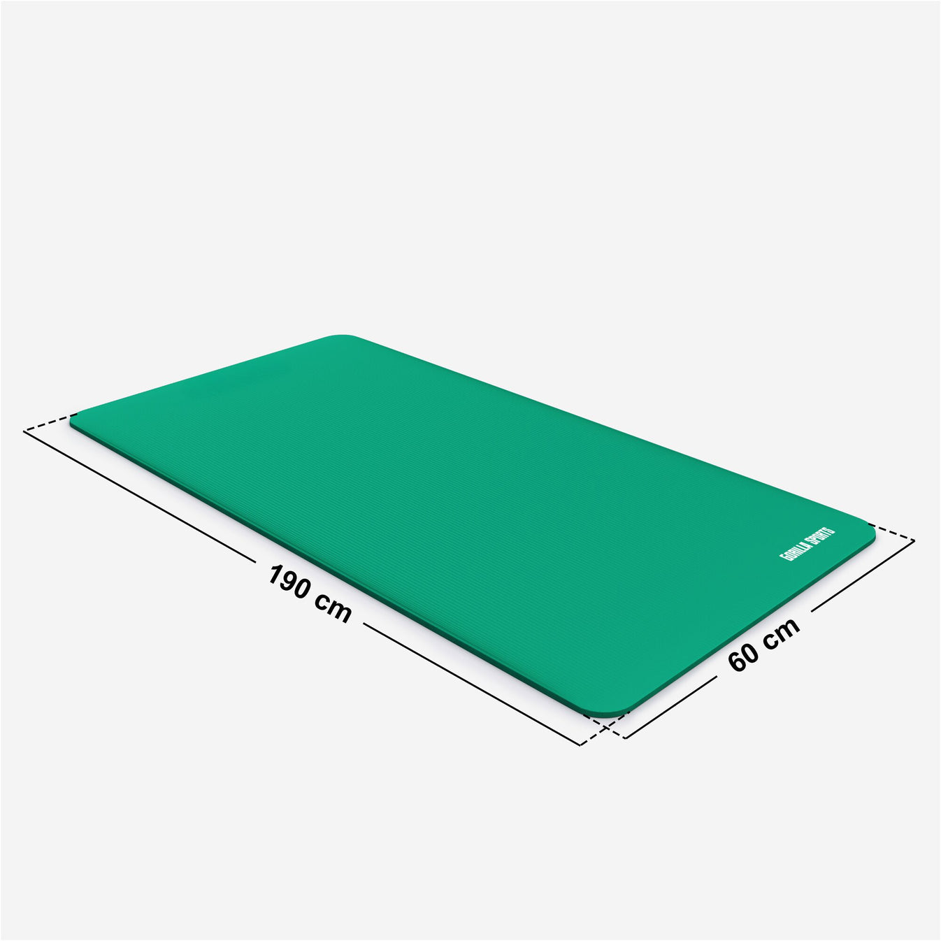 Tapis de yoga Deluxe 190 x 60 x 1,5 cm Vert