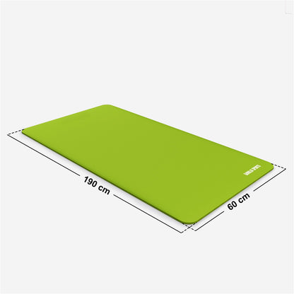 Tapis de yoga Deluxe 190 x 60 x 1,5 cm Vert citron
