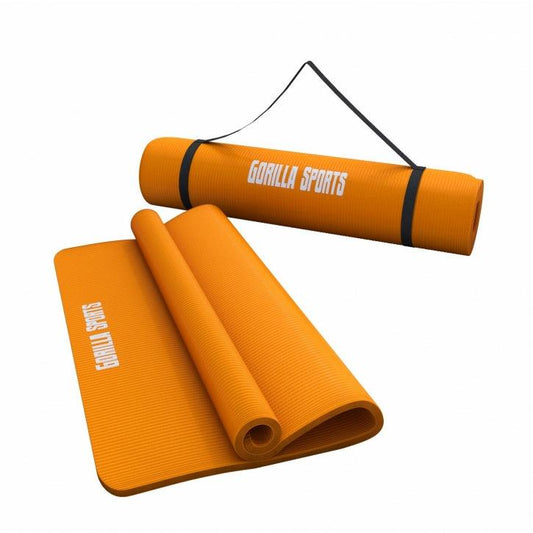 Yogamat Deluxe 190 x 60 x 1,5 cm Oranje