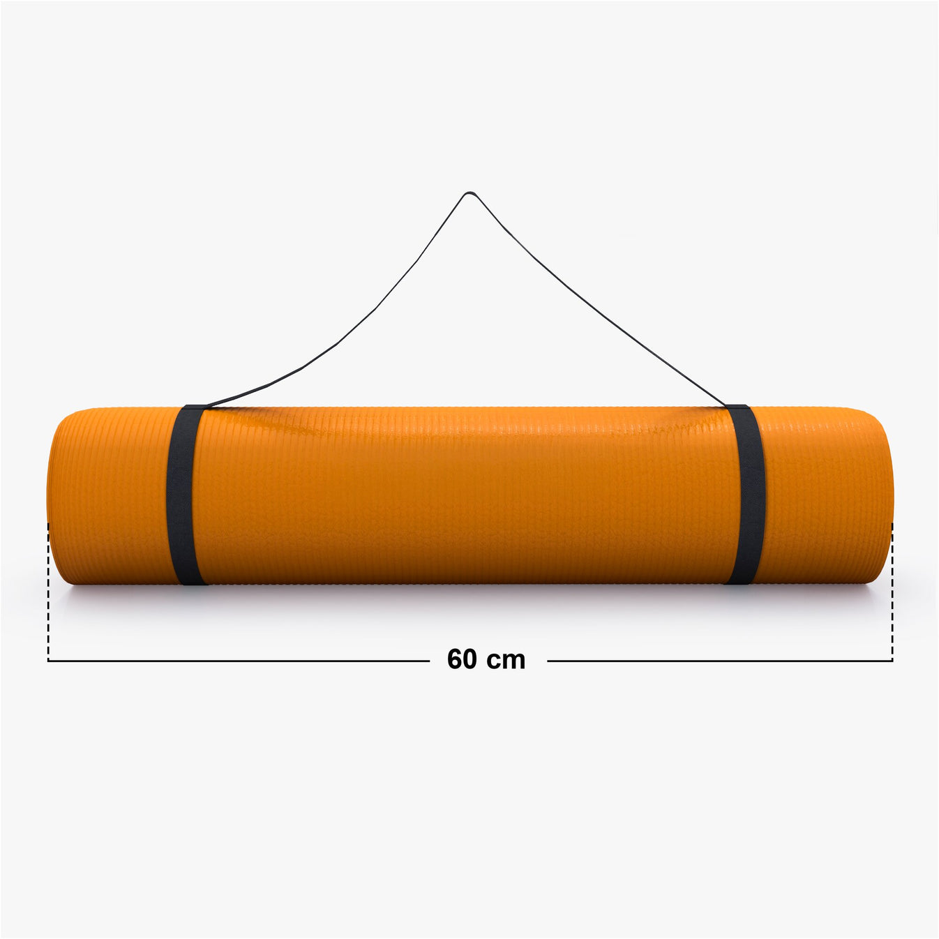 Tapis de yoga Deluxe 190 x 60 x 1,5 cm Orange