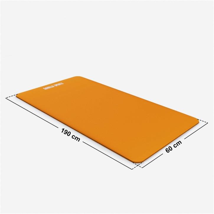 Yogamat Deluxe 190 x 60 x 1,5 cm Oranje
