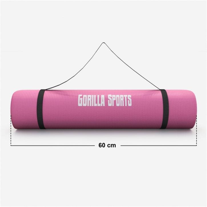 Yogamat Deluxe 190 x 60 x 1,5 cm Roze