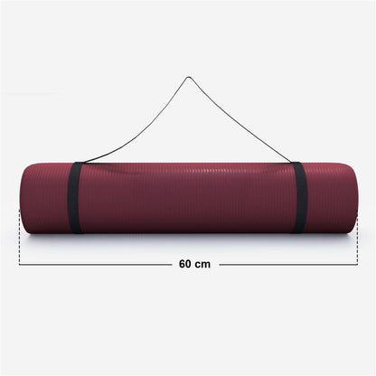 Tapis de yoga Deluxe 190 x 60 x 1,5 cm Rubis