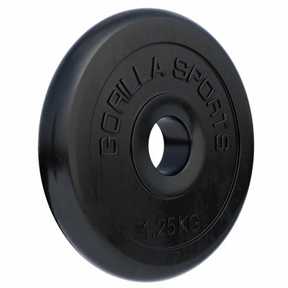 Halterschijf 1,25 kg Rubber