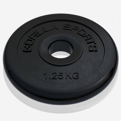 Halterschijf 1,25 kg Rubber