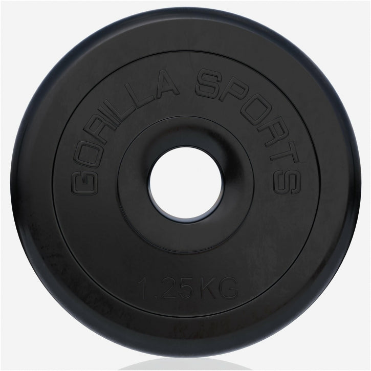 Halterschijf 1,25 kg Rubber