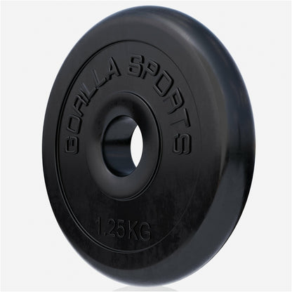 Halterschijf 1,25 kg Rubber