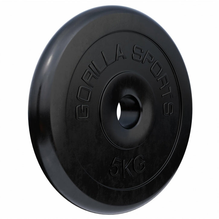 Halterschijf 5 kg Rubber