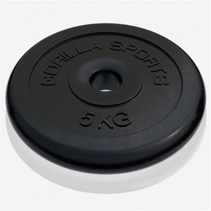 Halterschijf 5 kg Rubber