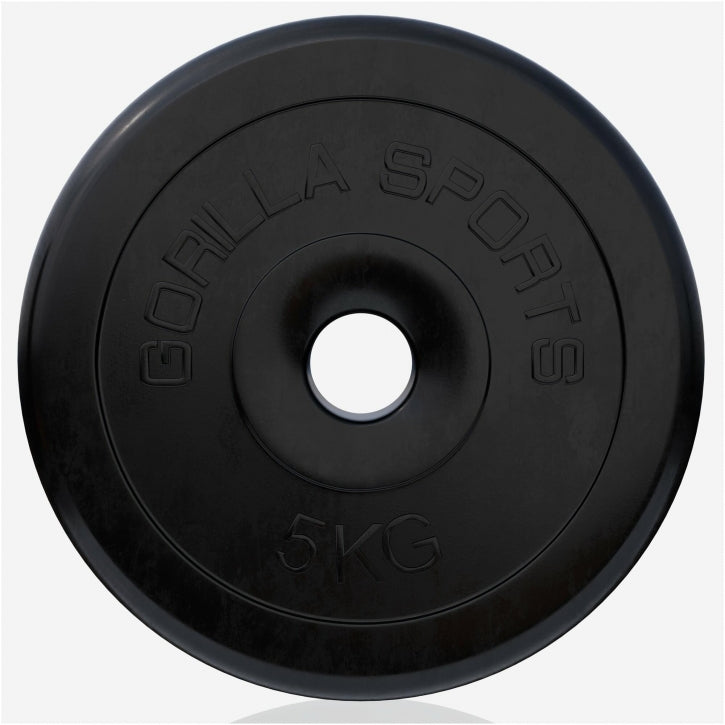 Halterschijf 5 kg Rubber