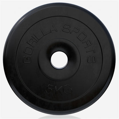 Halterschijf 5 kg Rubber