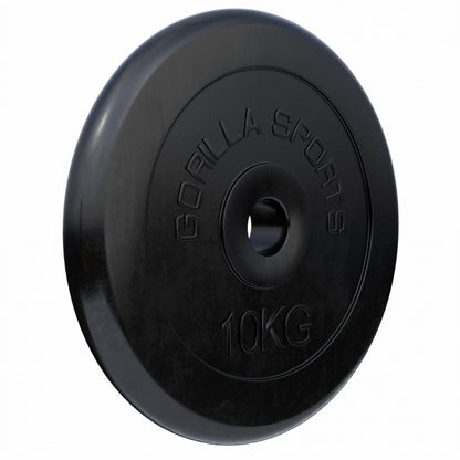 Halterschijf 10 kg Rubber