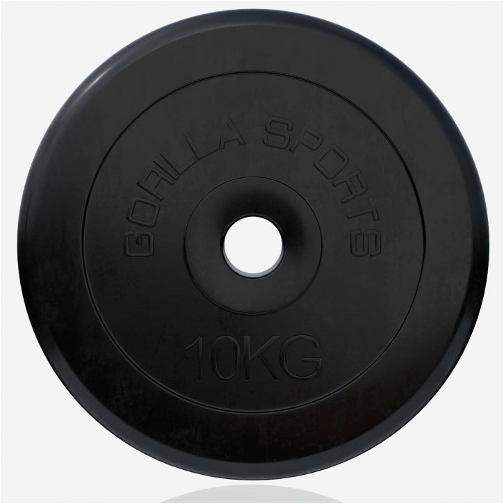 Halterschijf 10 kg Rubber