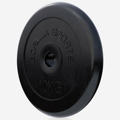 Halterschijf 10 kg Rubber