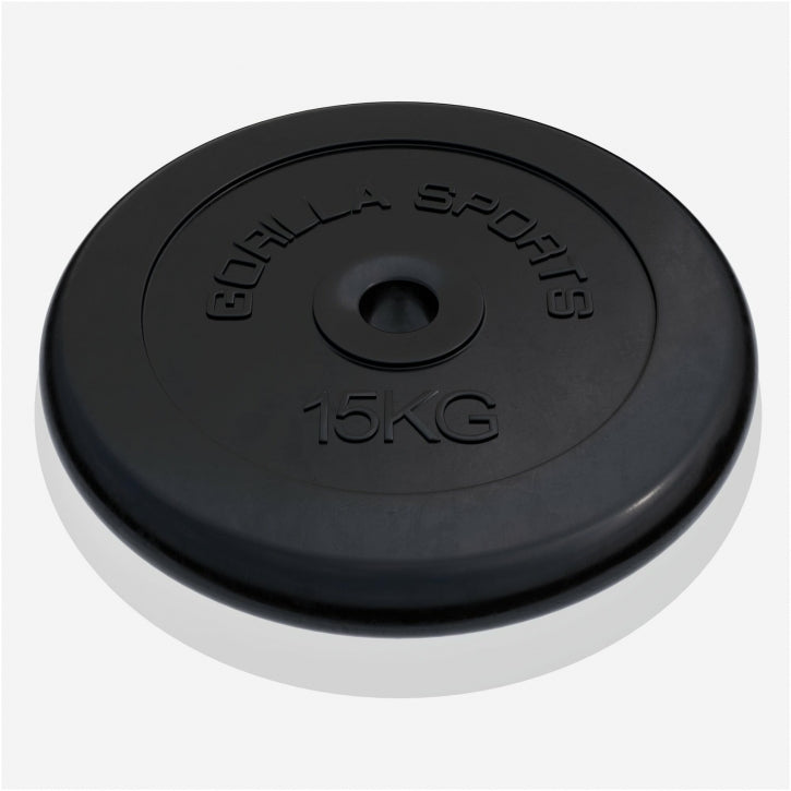 Halterschijf 15 kg Rubber