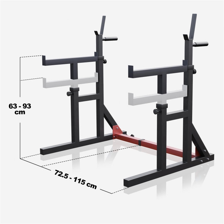 Multi Squat Rack Met 100 kg Halterset Gripper Kunststof