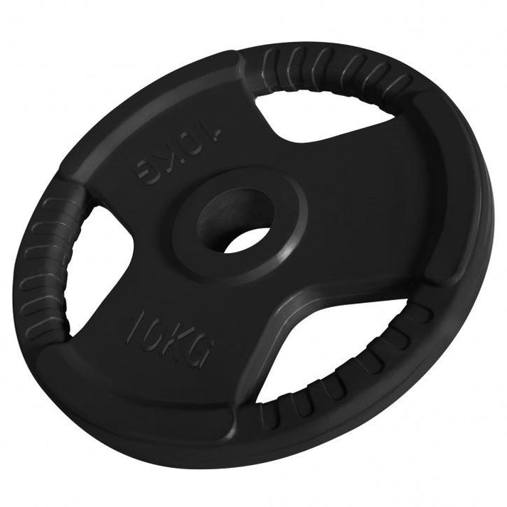 Olympische halterschijf 10 kg Gripper Gietijzer Rubber Coating - 50/51 mm