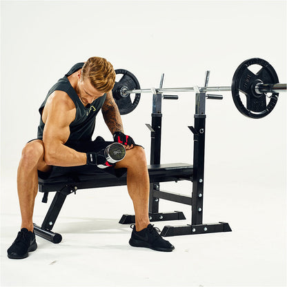 Disque de poids olympique 10 kg Gripper Fonte Revêtement caoutchouc - 50/51 mm