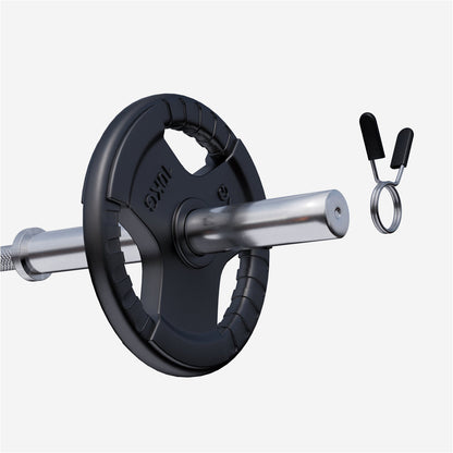 Disque de poids olympique 10 kg Gripper Fonte Revêtement caoutchouc - 50/51 mm