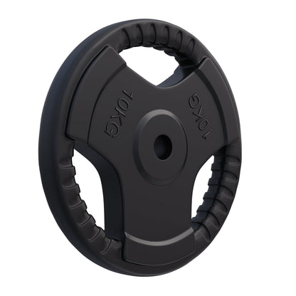 Halterschijf 10 kg Gripper Gietijzer Rubber Coating - 30/31 mm
