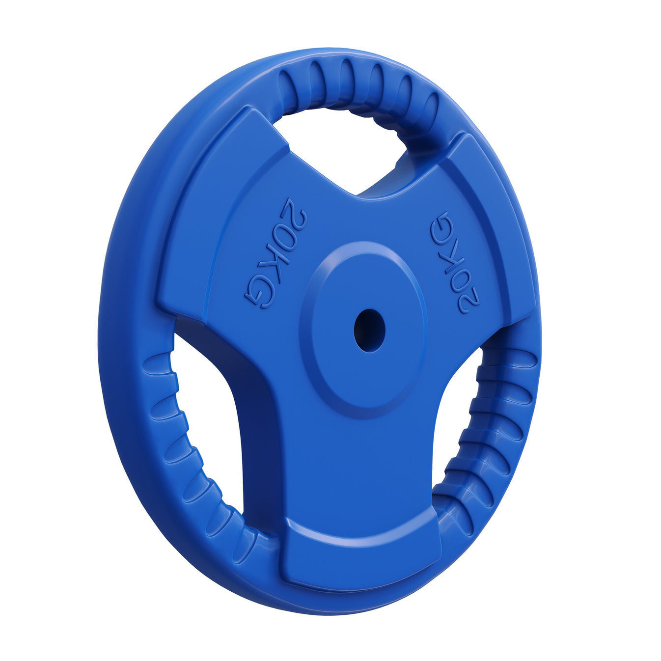 Halterschijf 20 kg Gripper Gietijzer Rubber Coating - 30/31 mm